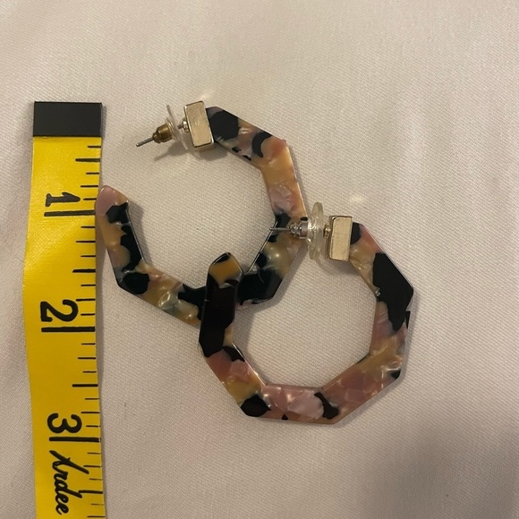 BaubleBar geometric hoops - Picture 3 of 3